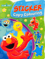 Sesame Street : Sticker Copy Colouring